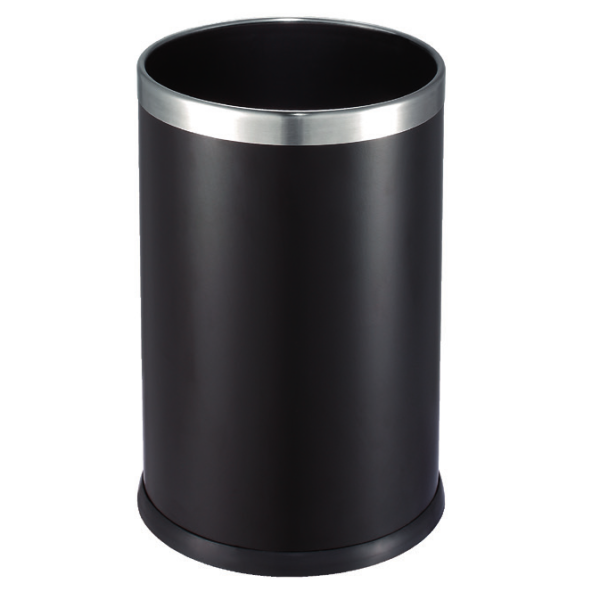 Coș de gunoi fără capac pentru birou, negru – 9L – SMH9405AB2023