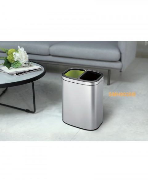 Coș de gunoi din INOX 40L, argintiu – SMH9036B