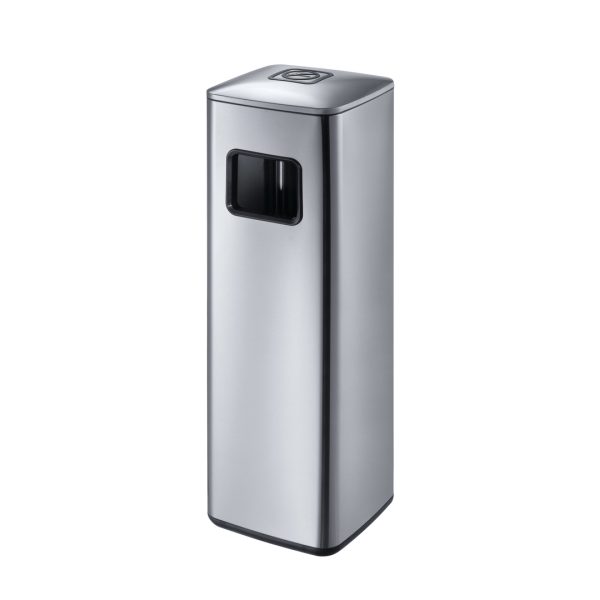 Coș de gunoi din inox, Argintiu, model PRH-25ASM2023, 20L