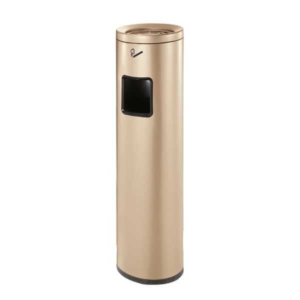 Cos de gunoi cu scrumiera, Champagne Gold, PRH-GPX-129V, 20 L