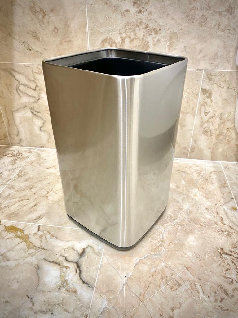 Coș de gunoi din INOX Silver – 10L – PRH-SF10S-F06-2023v2 Coș de gunoi din INOX Silver – 10L – PRH-SF10S-F06-2023v2