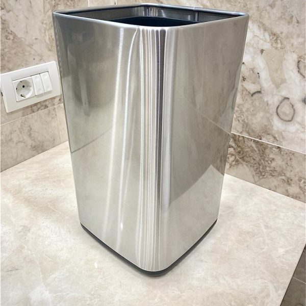 Coș de gunoi din INOX Silver – 10L – PRH-SF10S-F06-2023v2
