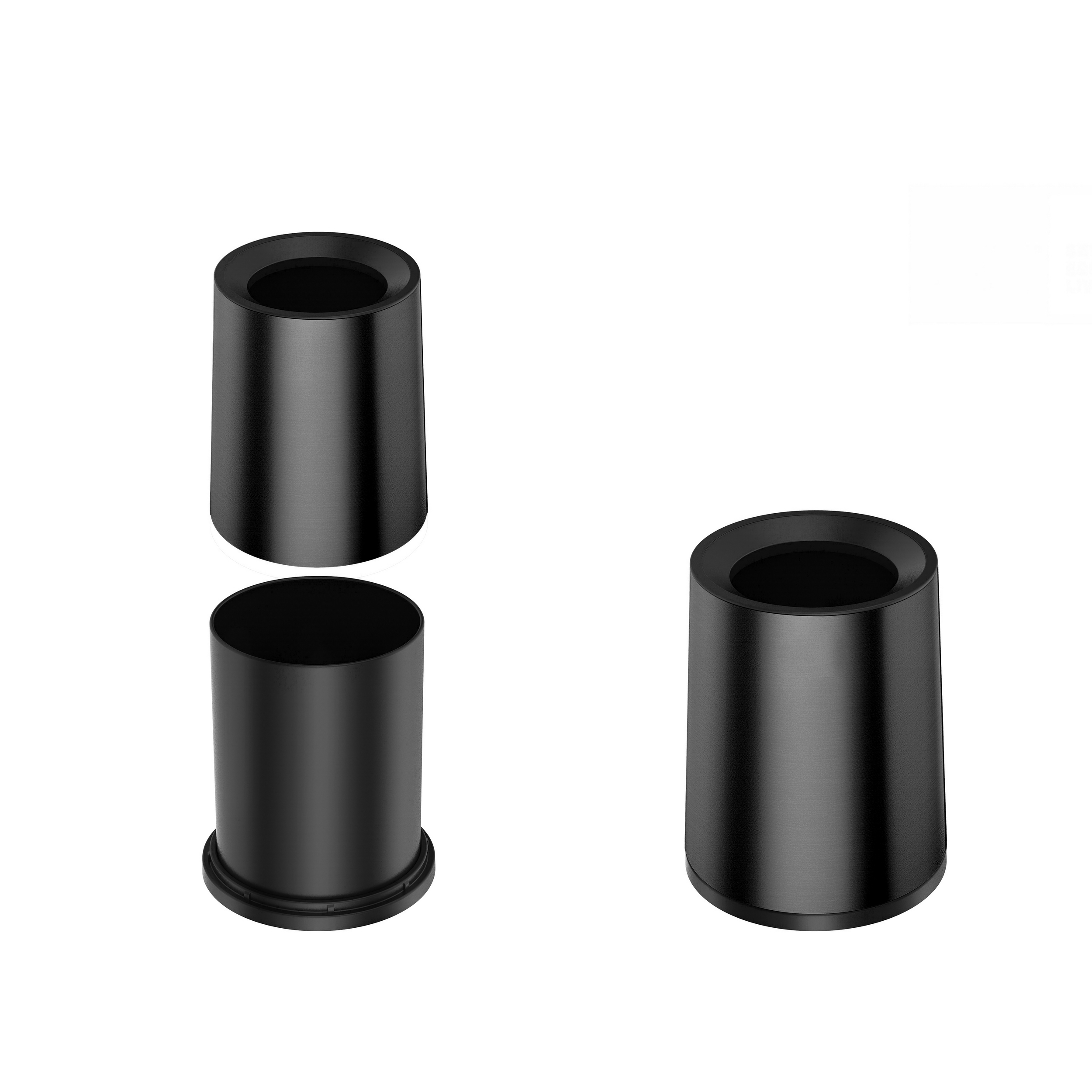 Coș de birou fără capac din INOX negru – SMH903322 Coș de birou fără capac din INOX negru – SMH903322