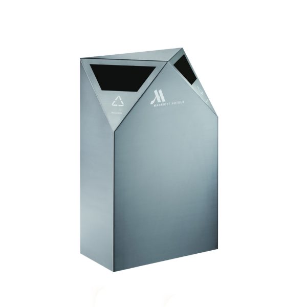Cos de reciclare, 35 L X 2, Negru Platinat, SMH9416B
