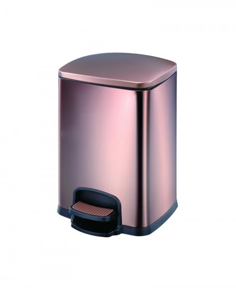 Cos De Gunoi Cu Pedala, Roze Gold, PRH-SJ15-F01, 15L
