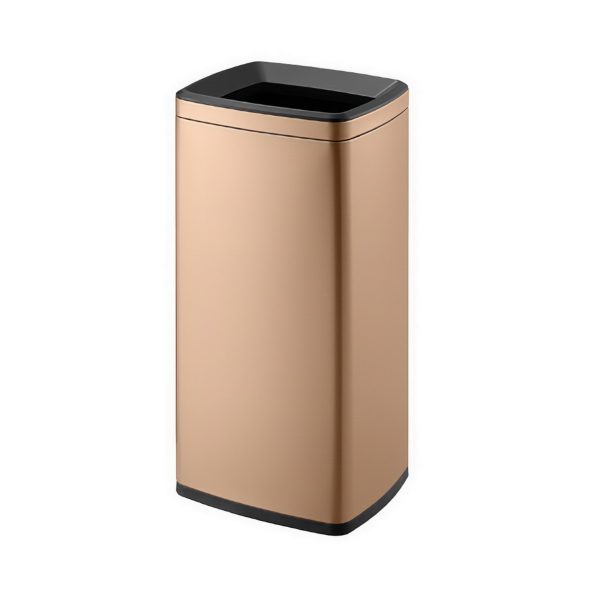 Coș de gunoi auriu Champagne Gold 30 L, PRH-SF30-F02, 32 x 26 x 70 CM