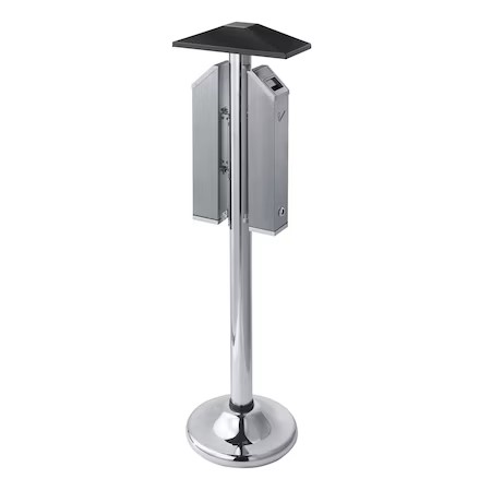 Scrumiera dubla, Argintiu, PRH-GPX-129T, 2x6 L